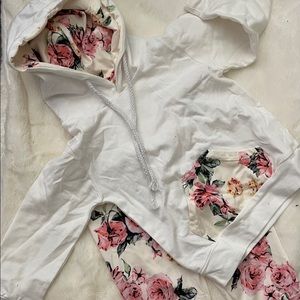 💓🤍Toddler Girl Hoodie Set